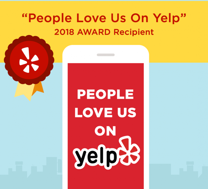 People love us on Yelp.