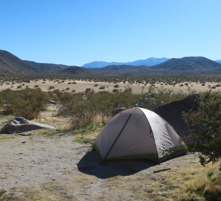 Blair Valley tent 